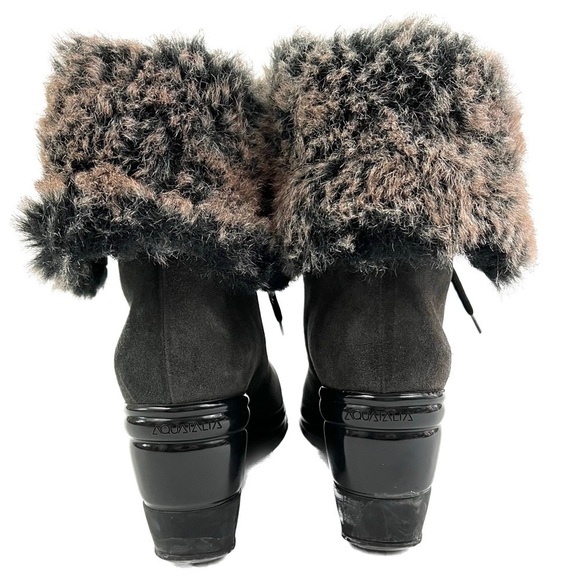 Aquatalia “Brass” Fold Down Wedge Boots - Size 9 - Picture 7 of 13